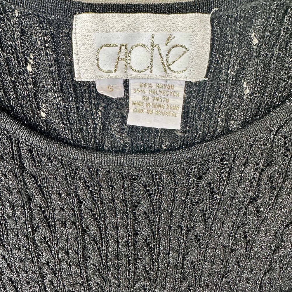 Vintage Cache top. - Picture 7 of 8